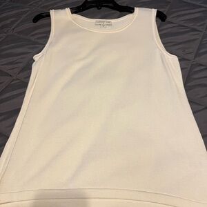 Coldwater Creek Women's Ivory Tank Top